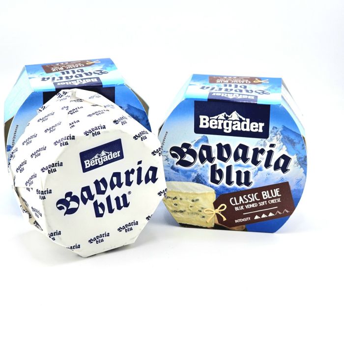 Сир з блакитною та білою пліснявою Bavaria Blu Bergader 150 г