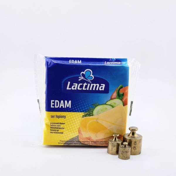 Сир тостовий плавлений Lactima  EDAM слайси для бутербродів 8шт 130г
