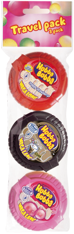 Жувальна гумка Hubba Bubba Дорожній набір 3шт