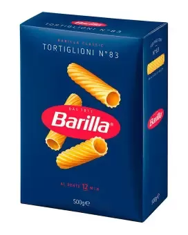 Макарони BARILLA Tortiglioni №83