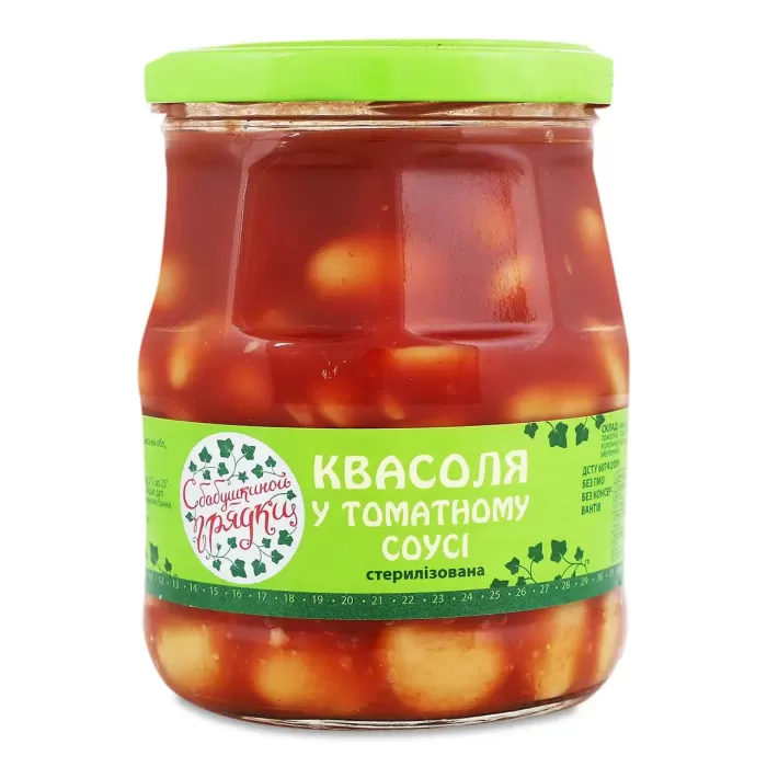 “З Бабусиної Грядки Квасоля” у томатному соусі 510мл