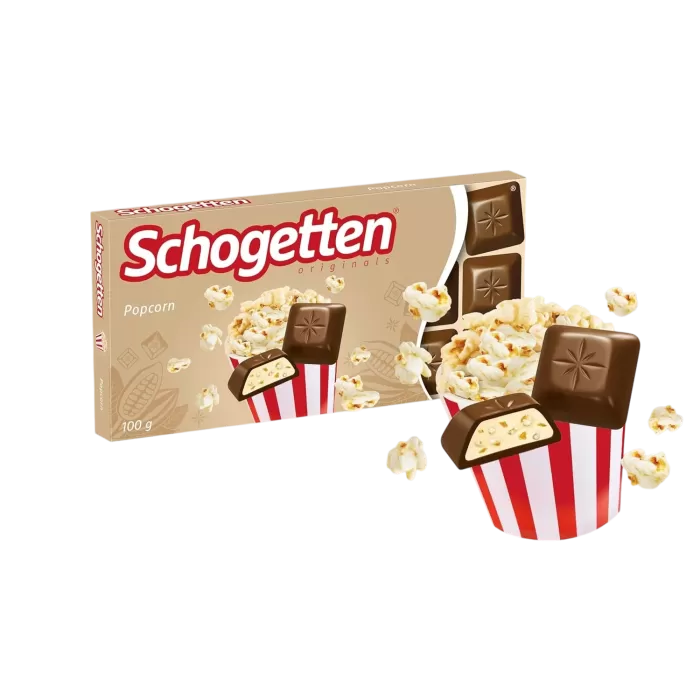Молочний шоколад Schogetten Popcorn 100 г