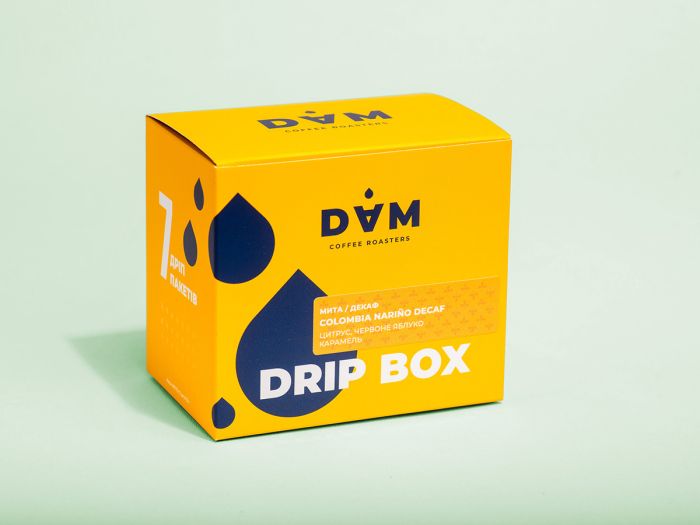 Пачка дріпів “Colombia Nariño Decaf”- 7шт