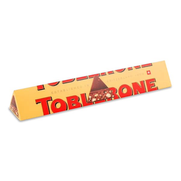 Toblerone Шоколад молочний з медом та мигдальною нугою