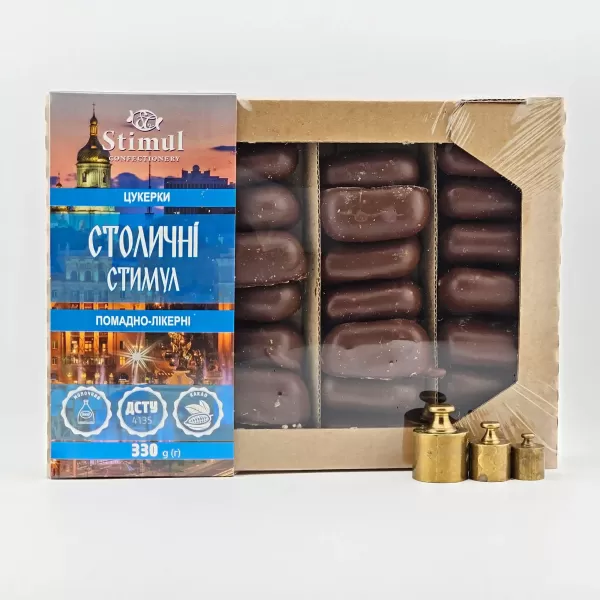 Столичні цукерки з лікером 330г Столичні цукерки з лікером 330г