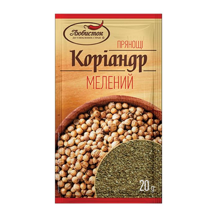 Коріандр мелений Любисток 20г