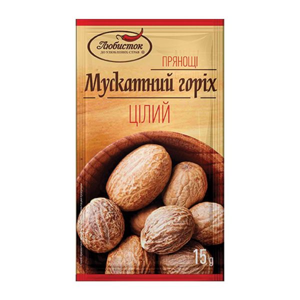 Мускатний горіх цілий Любисток 15г