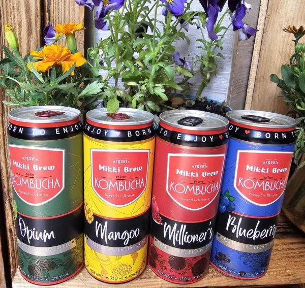Комбуча ТМ "Mikki Brew" 350мл