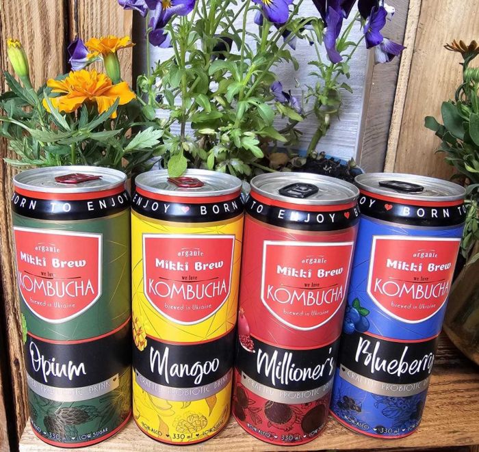 Комбуча ТМ "Mikki Brew" 350мл