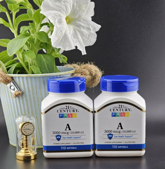 Вітаміни та мінерали 21st Century Vitamin A 3000 mcg, 110 капсул
