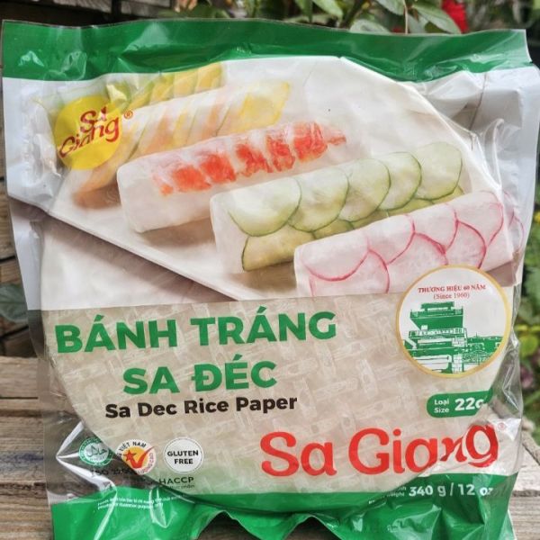 Рисовий папір 22cм Sa Giang 340г Рисовий папір 22cм Sa Giang 340г