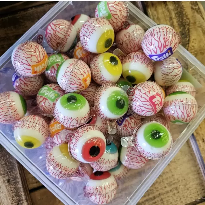 Желейні цукерки Trolli Glotzer Тролі Очі 60 штук 1128 г Німеччина