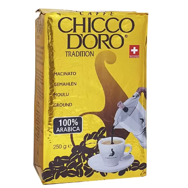 Кофе Chicco D'oro Тradition 100% arabica мелена 250 г