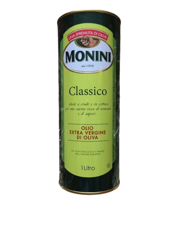 Олія оливкова Monini Classico Extra Virgin холодного віджиму жестяна пляшка 1л