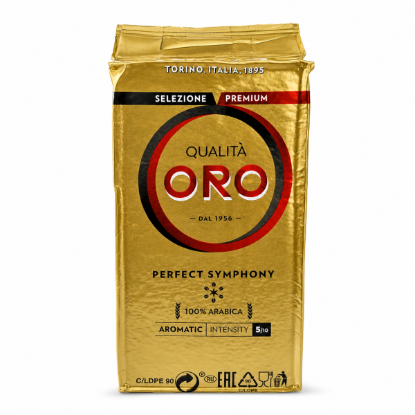 Кава мелена Lavazza Qualita Oro 125г Кава мелена Lavazza Qualita Oro 125г
