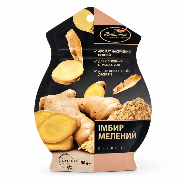 Імбир мелений ТМ "Любисток" 30г Імбир мелений ТМ "Любисток" 30г