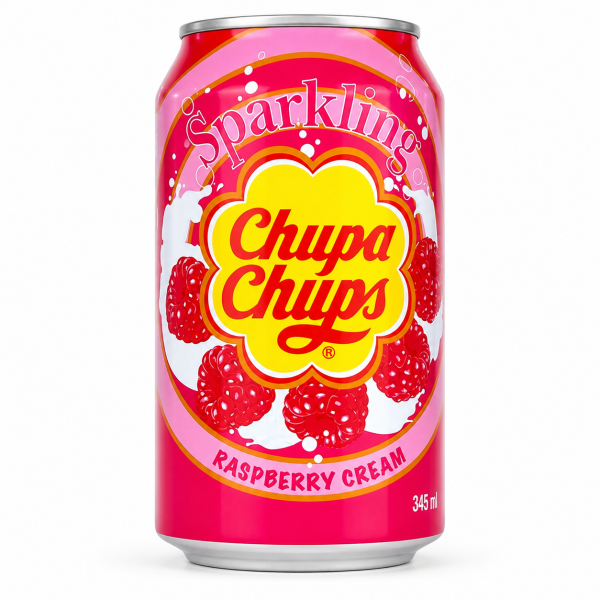 Напій Chupa Chups Raspberry & Cream Flavour Напій Chupa Chups Raspberry & Cream Flavour