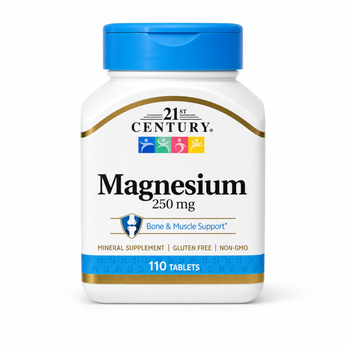 21st Century Magnesium 250 мг, 110 таблеток