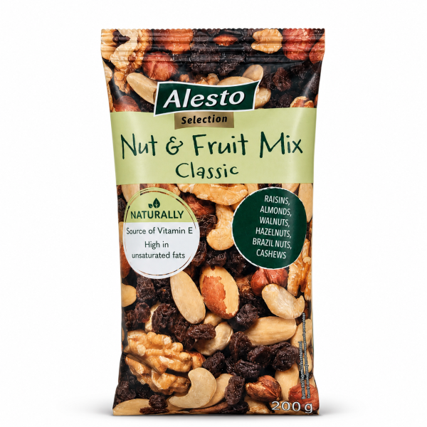 Alesto Мікс фруктів і горішків Classic 200г Alesto Мікс фруктів і горішків Classic 200г